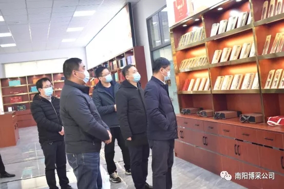 方城县委莅临博采包装督导疫情防控工作